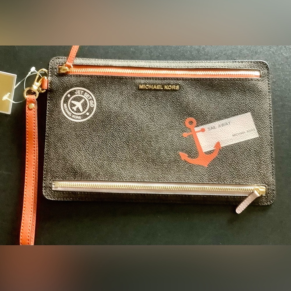 Michael Kors large travel wristlet